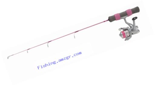 Clam 9574 Lady Ice Buster Ultra Light Action Rod and Reel Combo, 24-Inch