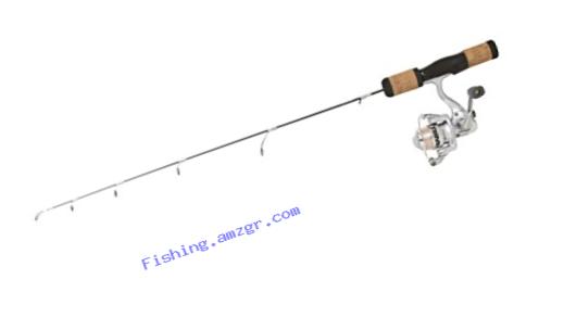 Frabill Fin-S Pro 24-Inch Ultra Light Ice Fishing Combo, Black