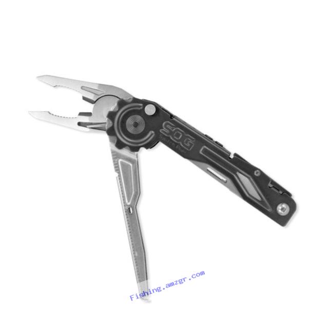 SOG SwitchPlier 2.0 Multi-Tool SWP1001-CP - 12 Tools, Automatic Opening Pliers, Stainless Steel, 2.6