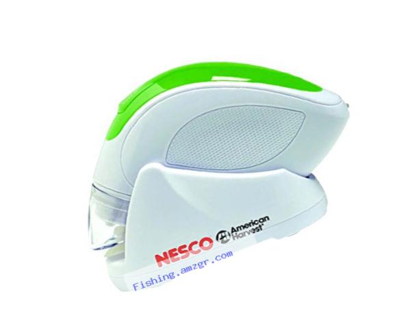 Nesco VS-09HH Hand Held Vacuum Sealer, White/Green