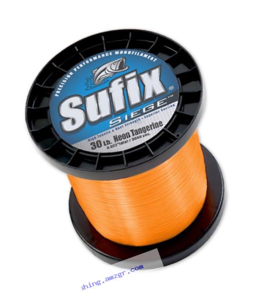 Sufix Performance Ice Fuse Fishing Line, Fluorescent Neon Fire, 10-Pound