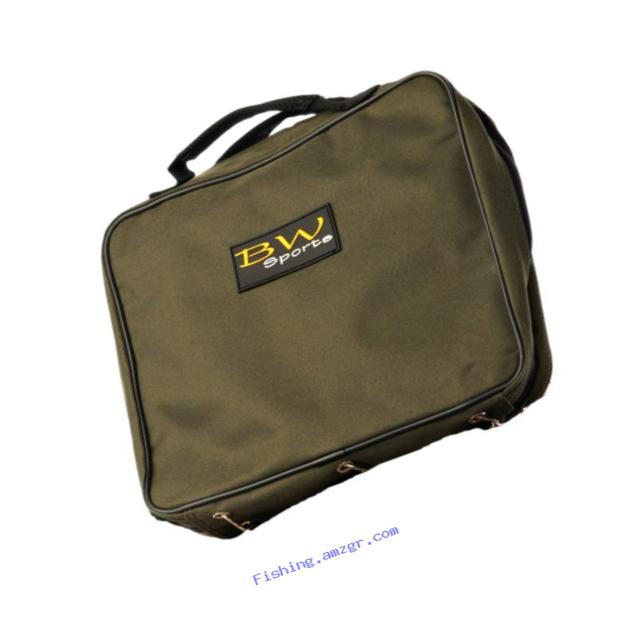 BW Sports Large Tackle Binder, Organized Storage for Pre-Tied Leaders, Soft Plastics, Off Shore Fly Patterns and Fly Tying Materials